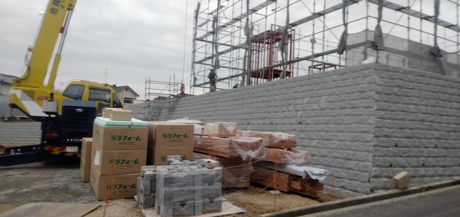 土台も完成し、いよいよ建築開始です!