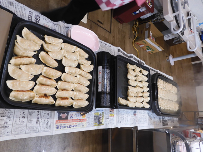 第30回イベント開催のお知らせ･･･春です、熱々の餃子を食べ放題で召し上がって頂きました